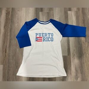 Blue and White 🇵🇷 Puerto Rico Shirt